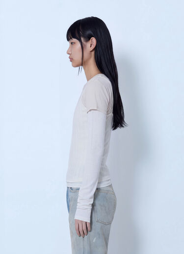LN-CC® - Acne Studios: Ersilia Top - Beige Acne Studios Ersilia Top Beige acn0265072