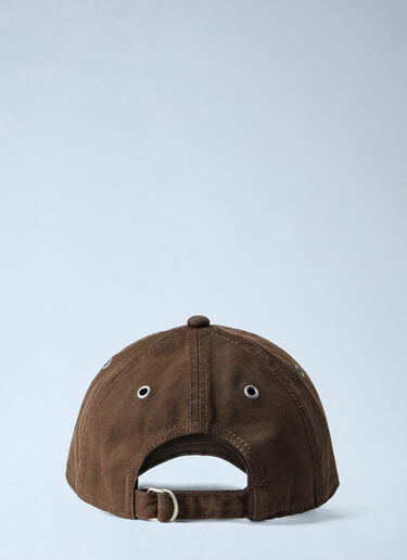 LN-CC® - Acne Studios: Baseball Cap - Brown Acne Studios Baseball Cap Brown acn0165067