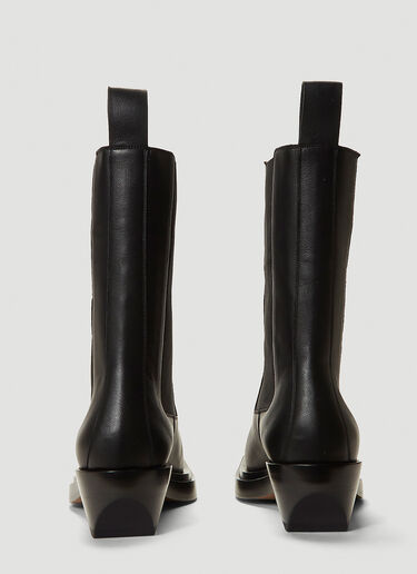 Bottega Veneta Lean Tall Boots Black bov0142046