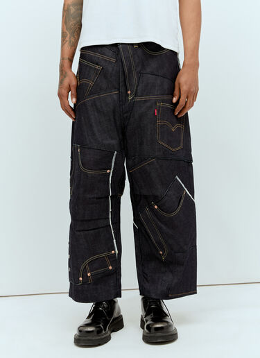 Junya Watanabe x Levi's 口袋牛仔裤  蓝色 jwn0156007