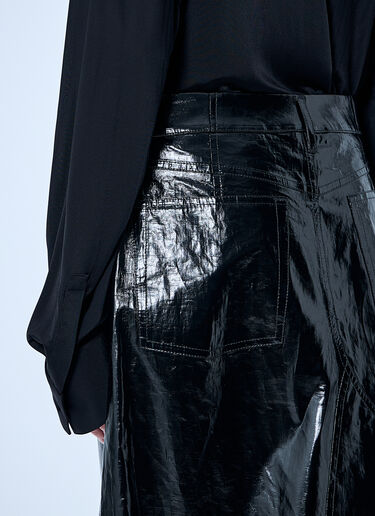 Jil Sander 高亮铅笔半裙  黑色 jil0259008
