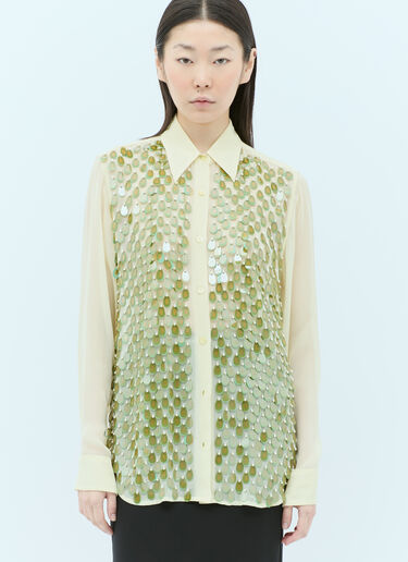 Dries Van Noten Sequin Shirt Yellow dvn0256031
