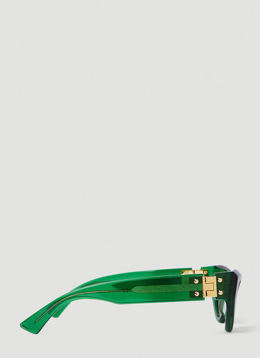 Bottega Veneta Bv1142s Cat Eye Sunglasses Green bov0247144