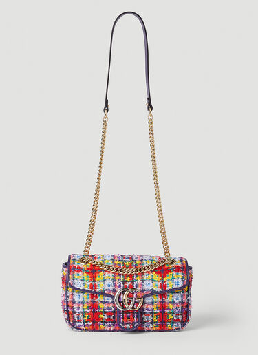 Gucci GG Marmont Small Tweed Shoulder Bag Multicolour guc0251101