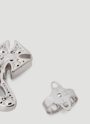 Vivienne Westwood Luzia Bas Relief Earrings Silver vvw0254052