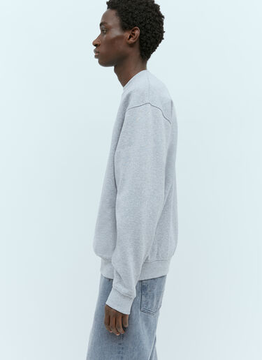 x JWA Logo Embroidery Sweatshirt A.P.C. x JWA Logo Embroidery Sweatshirt Grey apc0154007