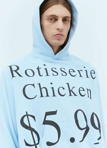 Praying Rotisierrie Chicken Hooded Sweatshirt Blue pry0354004