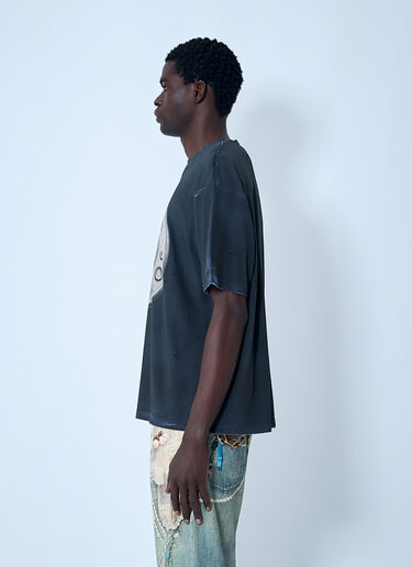 Logo Motif T-Shirt Acne Studios Logo Motif T-Shirt Black acn0162015