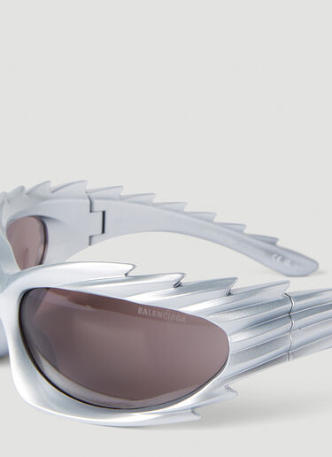 Spike Rec Sunglasses Balenciaga Spike Rec Sunglasses Silver bal0351008