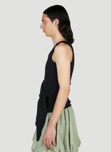 Aaron Esh Tie Vest Top Black ash0152008