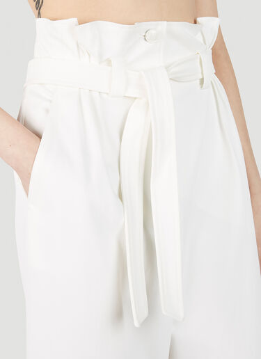 Max Mara 니겔라 타이 여밈 팬츠 화이트 max0251026