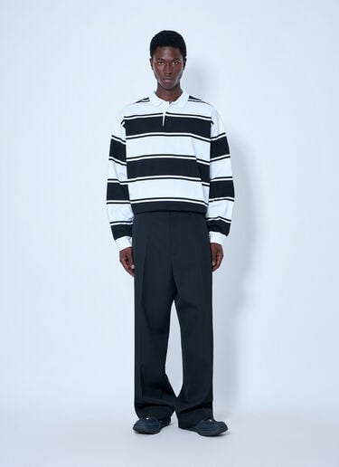 LN-CC® - Balenciaga: Large Tailored Pants - Black Balenciaga Large Tailored Pants Black bal0165010