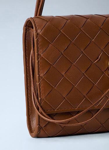 LN-CC® - Bottega Veneta: Andiamo Slim Pouch On Strap - Brown Bottega Veneta Andiamo Slim Pouch On Strap Brown bov0265042