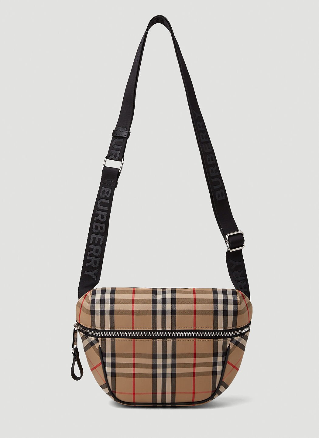 Burberry Men s Check Shoulder Bag in Beige LN CC