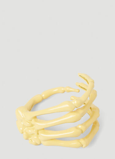 Raf Simons Skeleton Hand Bracelet Yellow raf0148022