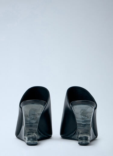 LN-CC® - Rick Owens: Cantilever 8 Sabot Sharp Mules - Black Rick Owens Cantilever 8 Sabot Sharp Mules Black ric0265053