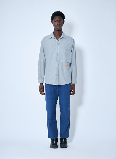 Stone Island Marina Striped Shirt Blue sto0160002