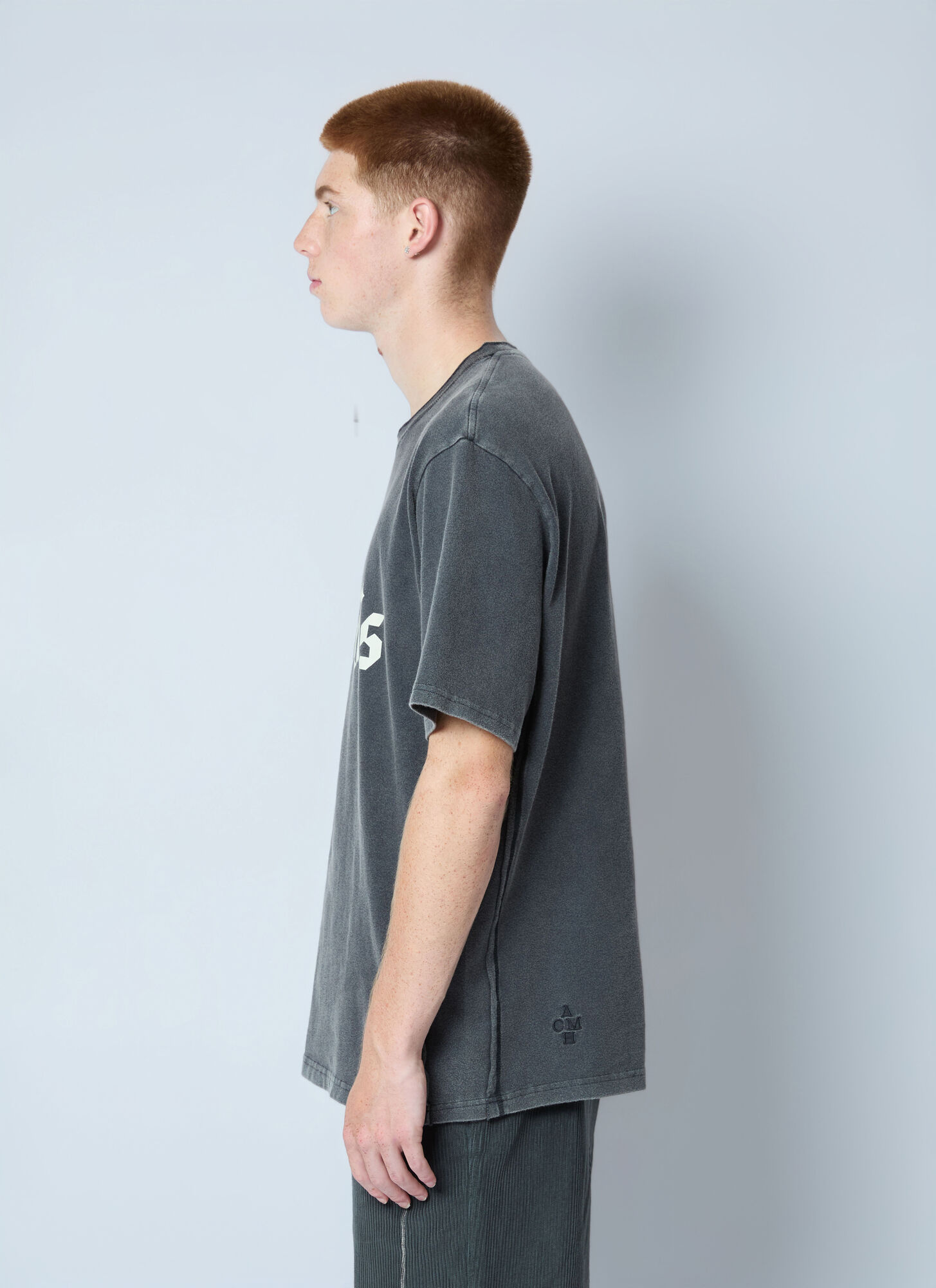  Achm Achm Logo Motif T-shirt - Mann T-shirts Black L 