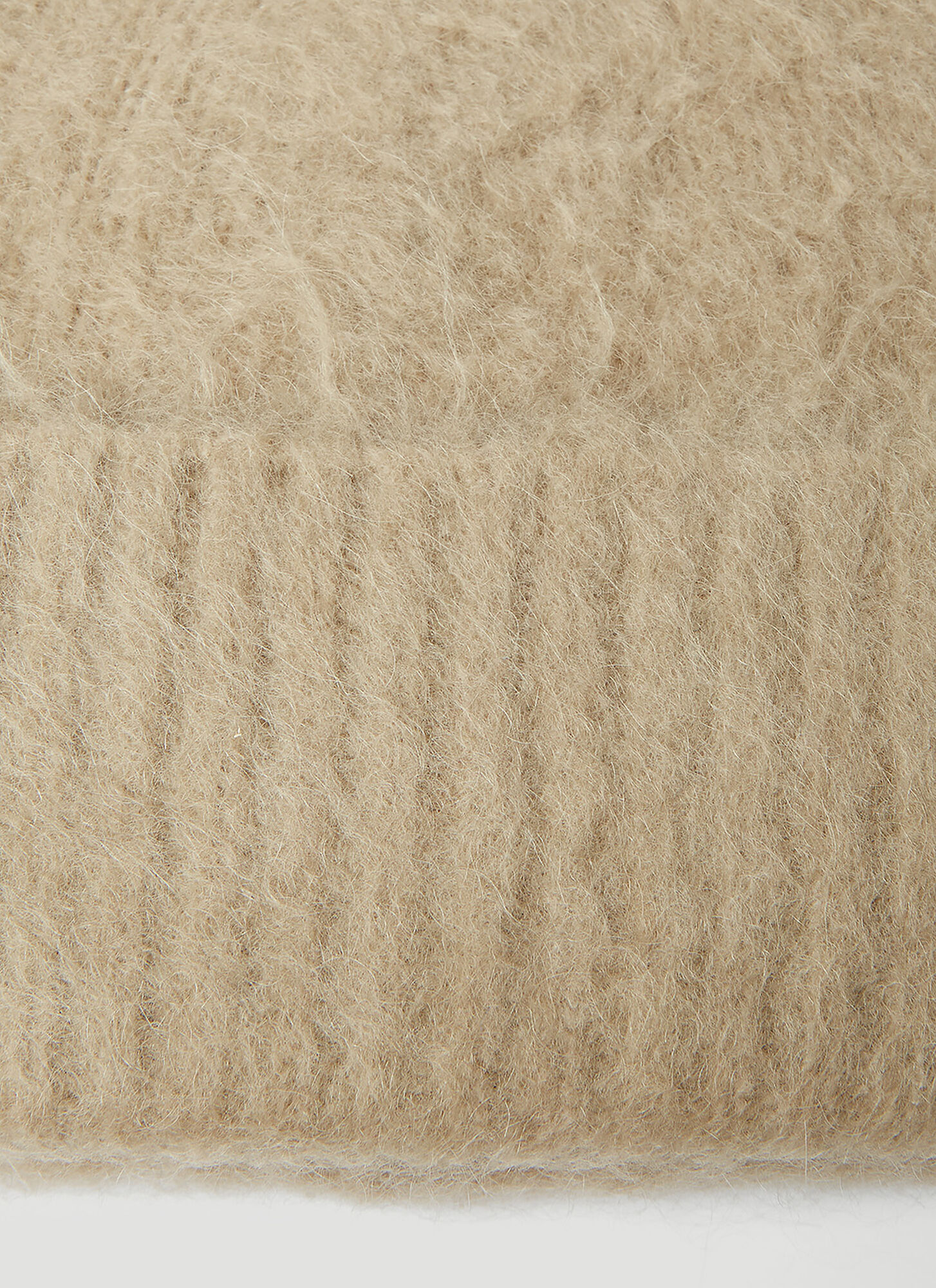  Acne Studios Acne Studios Fuzzy Beanie Hat - Mann Hats Beige One Size 
