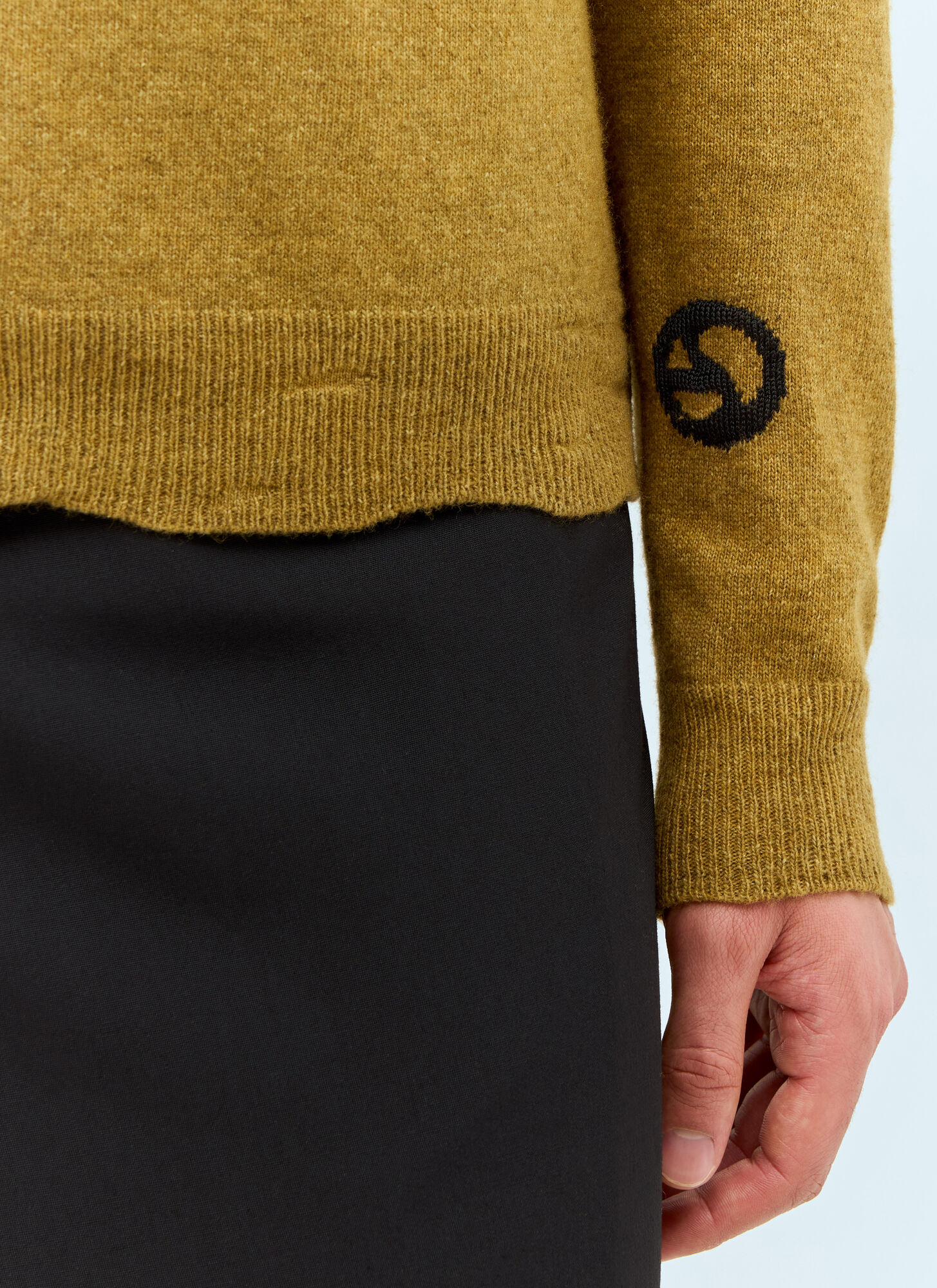  Acne Studios Acne Studios Crewneck Cardigan - Mann Strick Khaki Xxl 