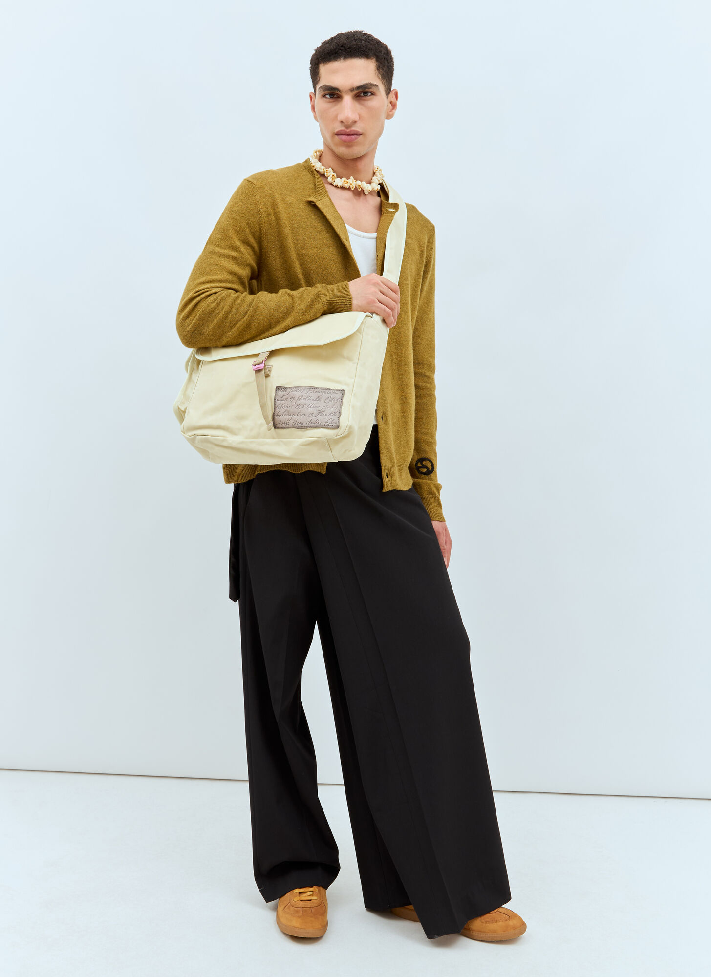  Acne Studios Acne Studios Crewneck Cardigan - Mann Strick Khaki Xxl 