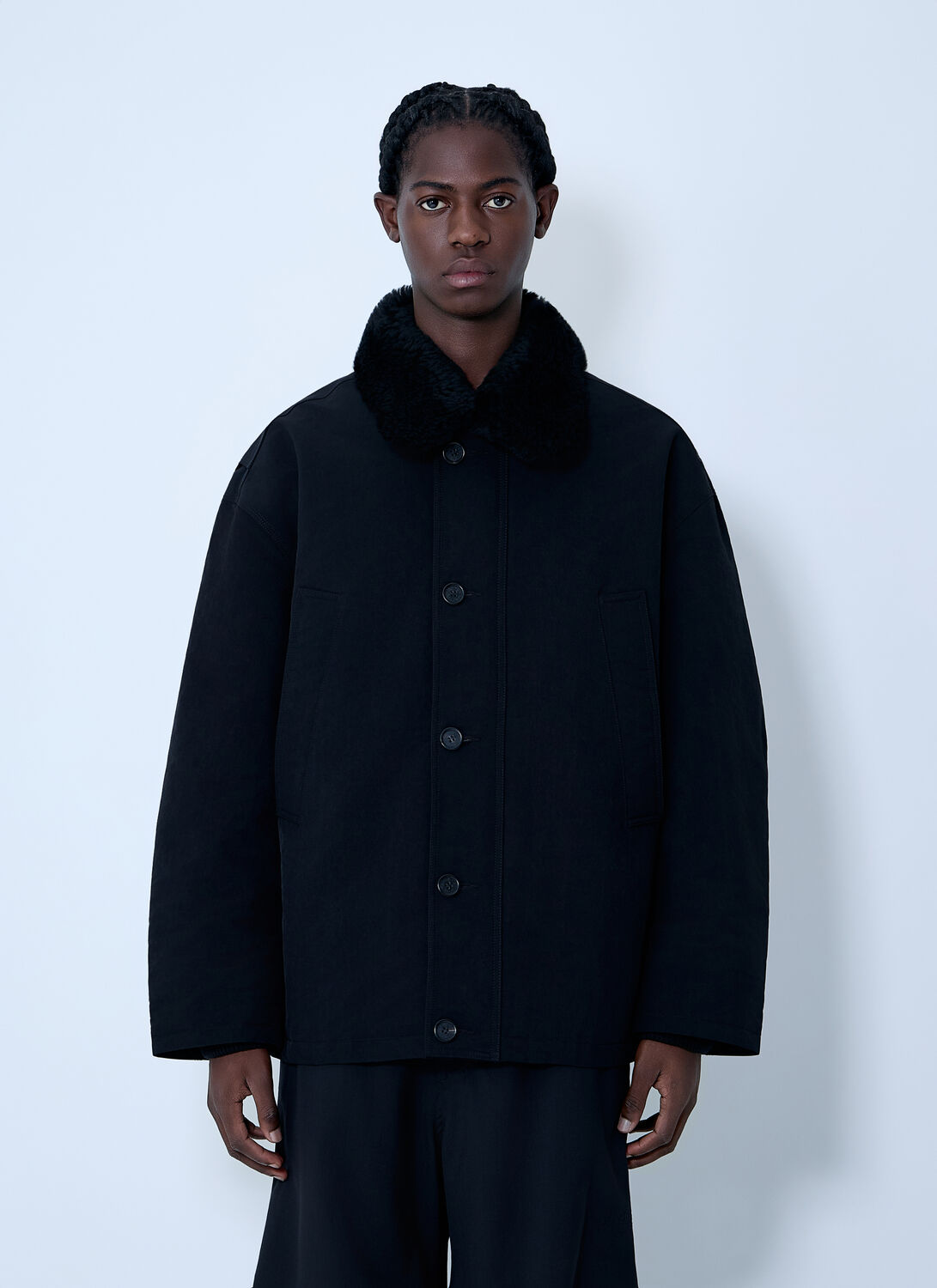 Acne Studios Logo Patch Jacket - Man Jackets Black Eu - 52