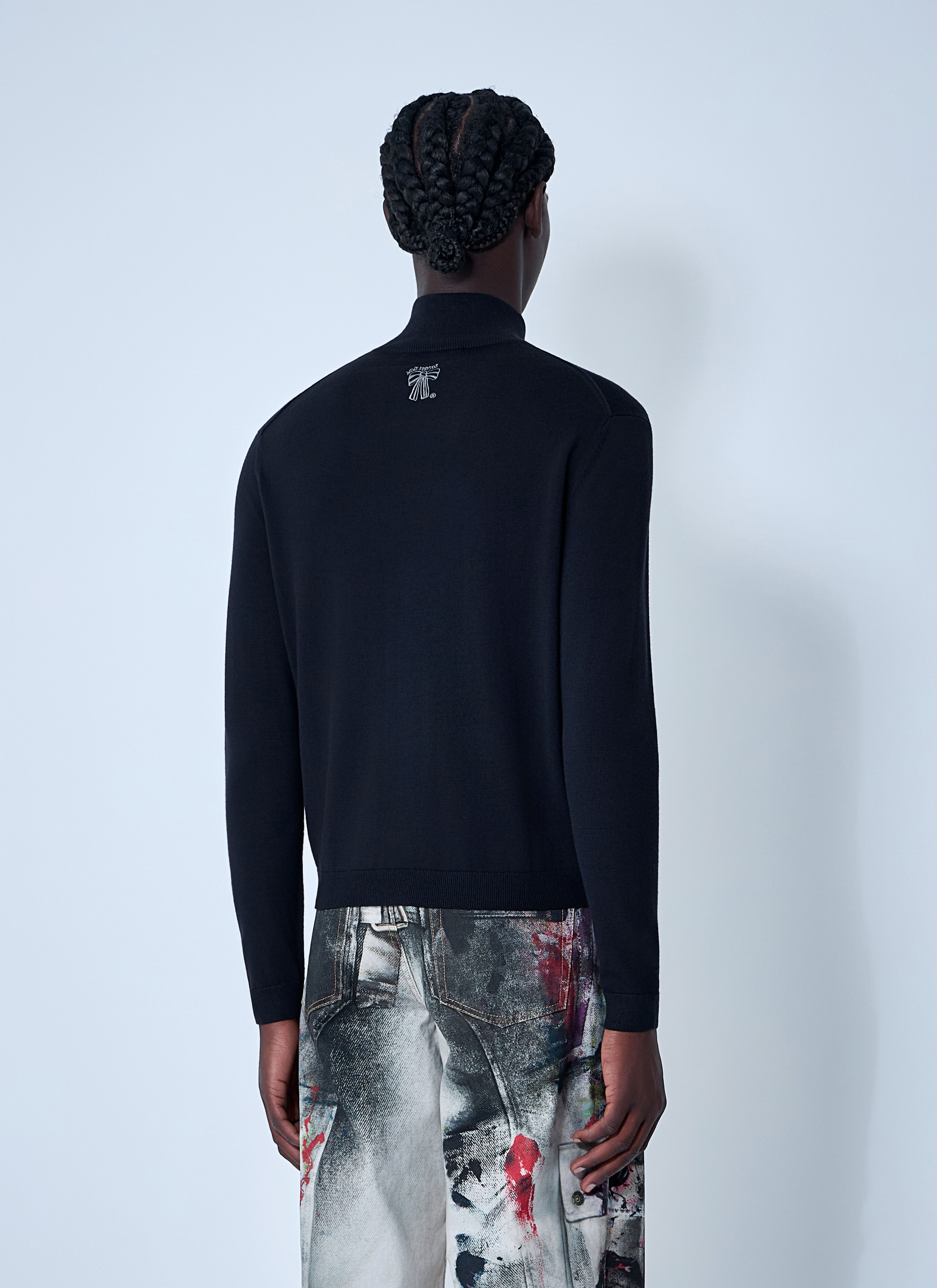 トップス Acne Studios zip up cardigan Shop Zip-Up Cardigan on Sale at BeyondStyle – Get 58% Off Zip-Up