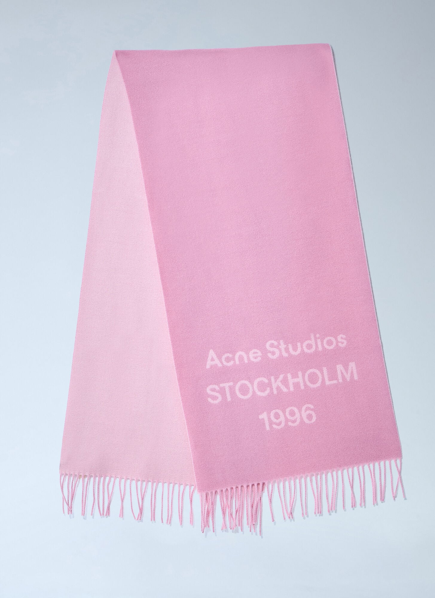  Acne Studios Acne Studios Wool Fringe Scarf - Mann Schals Pink One Size 