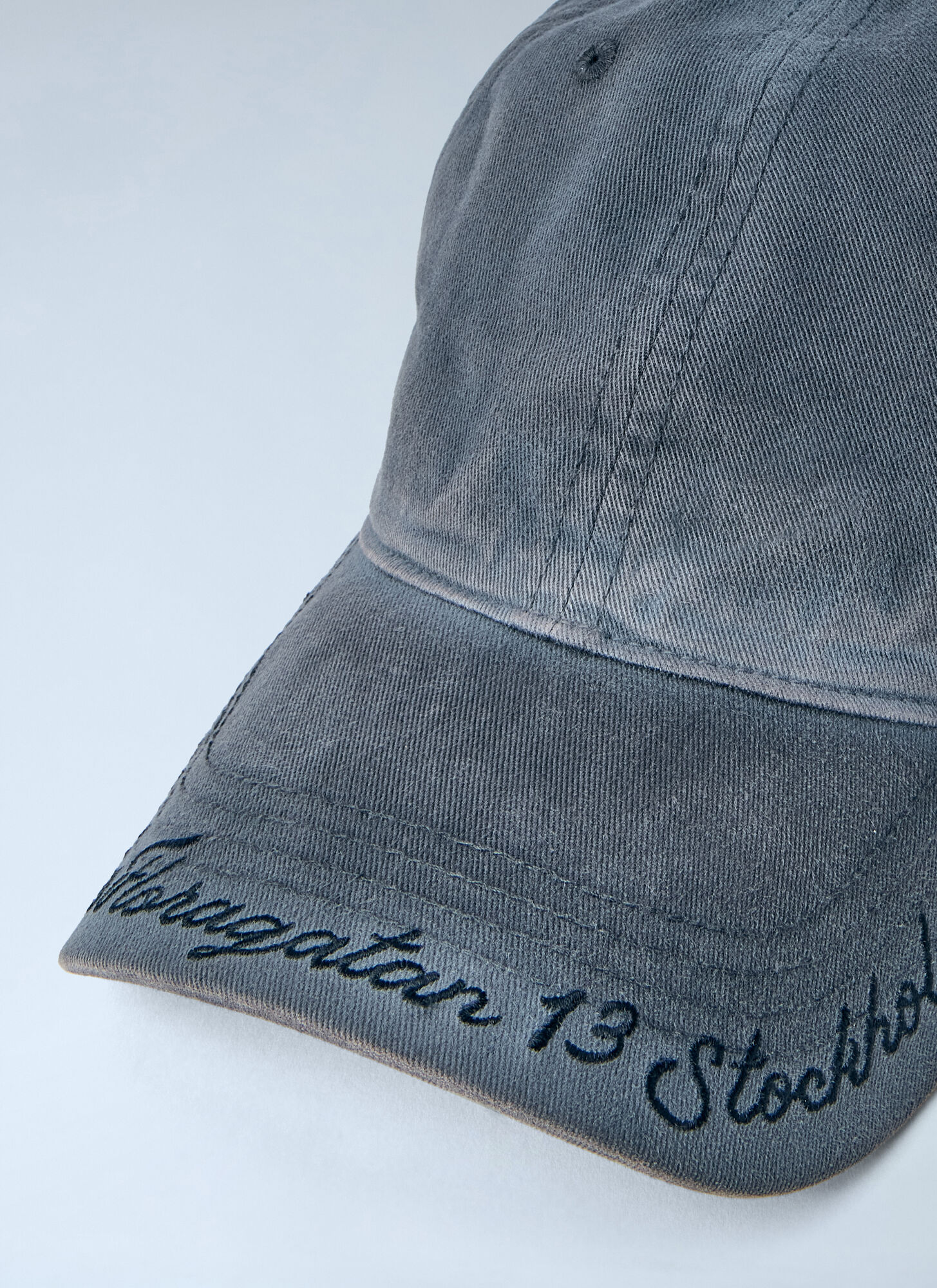  Acne Studios Acne Studios Logo Baseball Cap - Mann Hats Grey One Size 