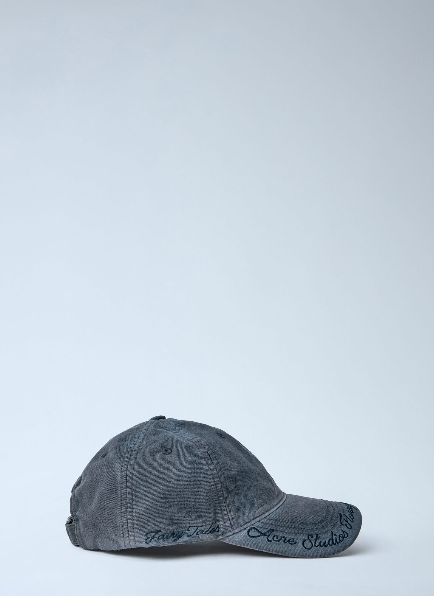  Acne Studios Acne Studios Logo Baseball Cap - Mann Hats Grey One Size 