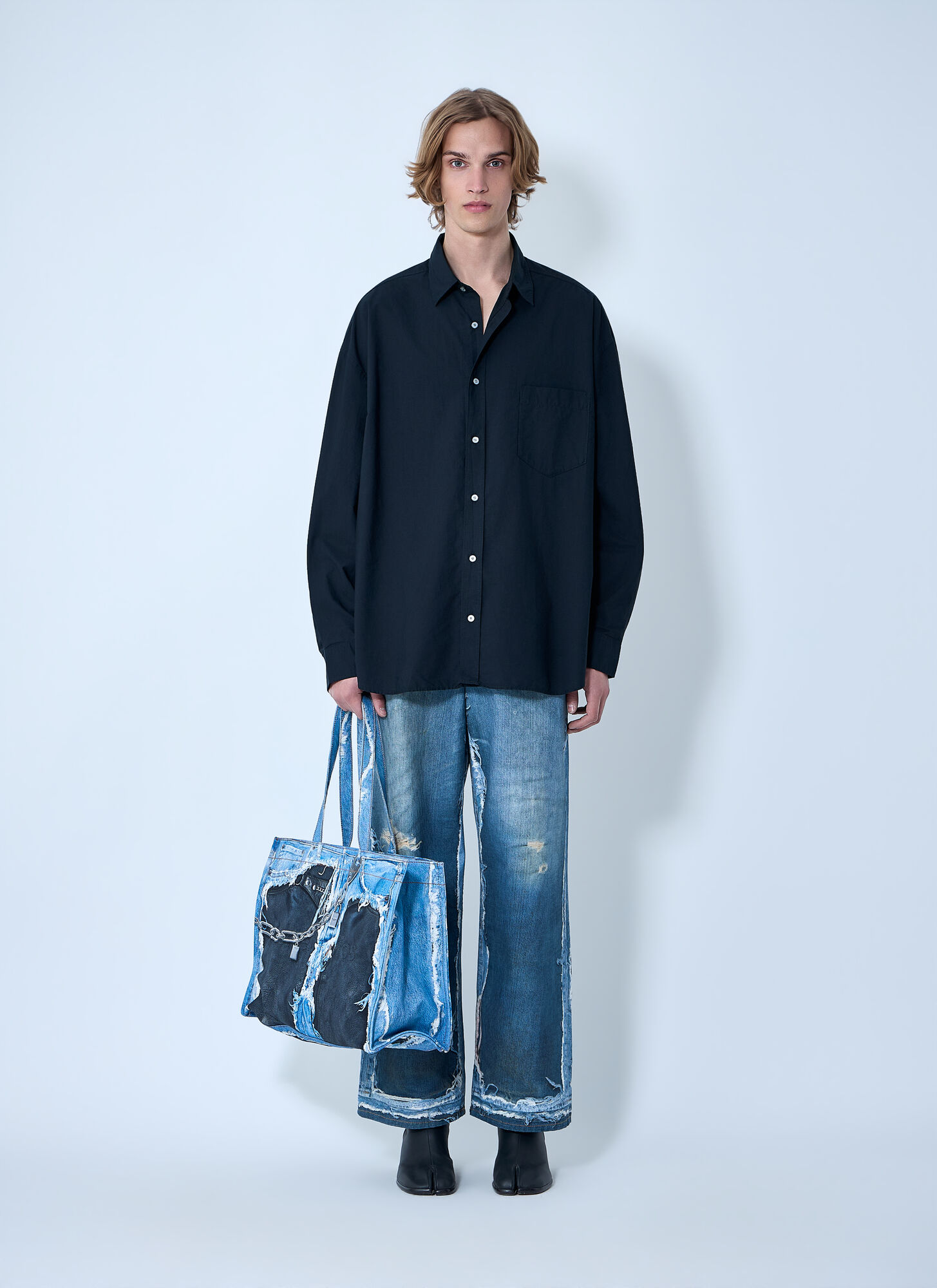  Acne Studios Acne Studios Check Button-up Shirt - Mann Hemden Black Eu - 46 