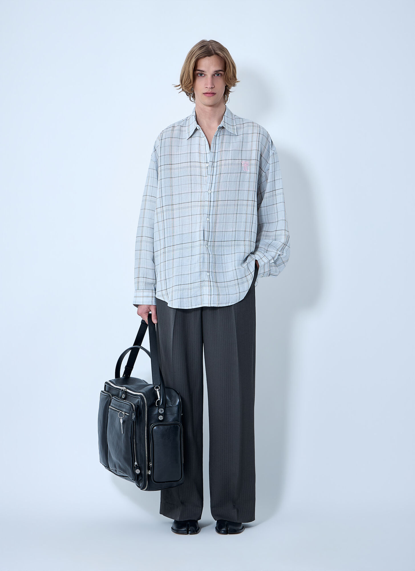  Acne Studios Acne Studios Plaid Button-up Shirt - Mann Hemden Grey Eu - 46 