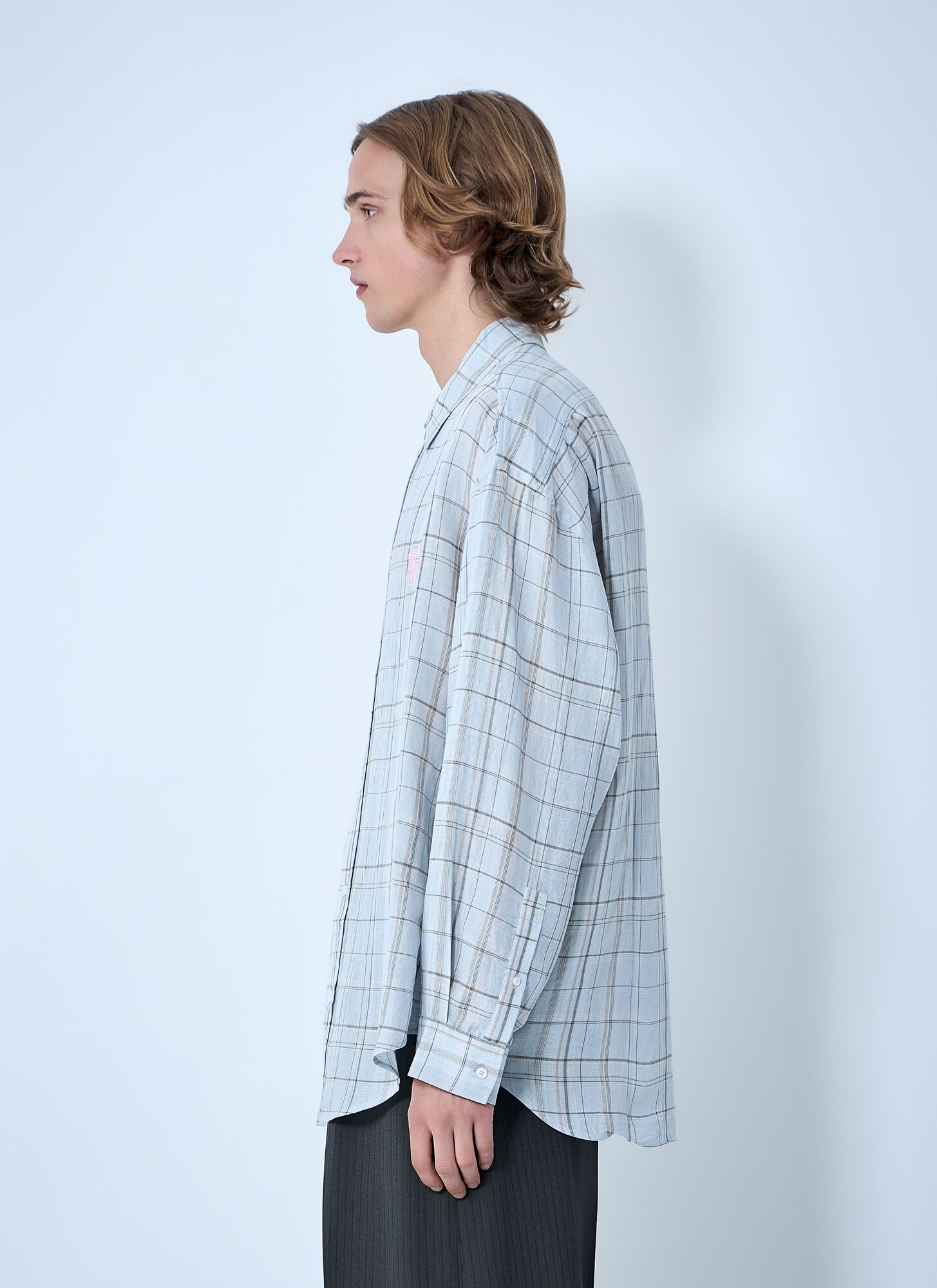  Acne Studios Acne Studios Plaid Button-up Shirt - Mann Hemden Grey Eu - 46 