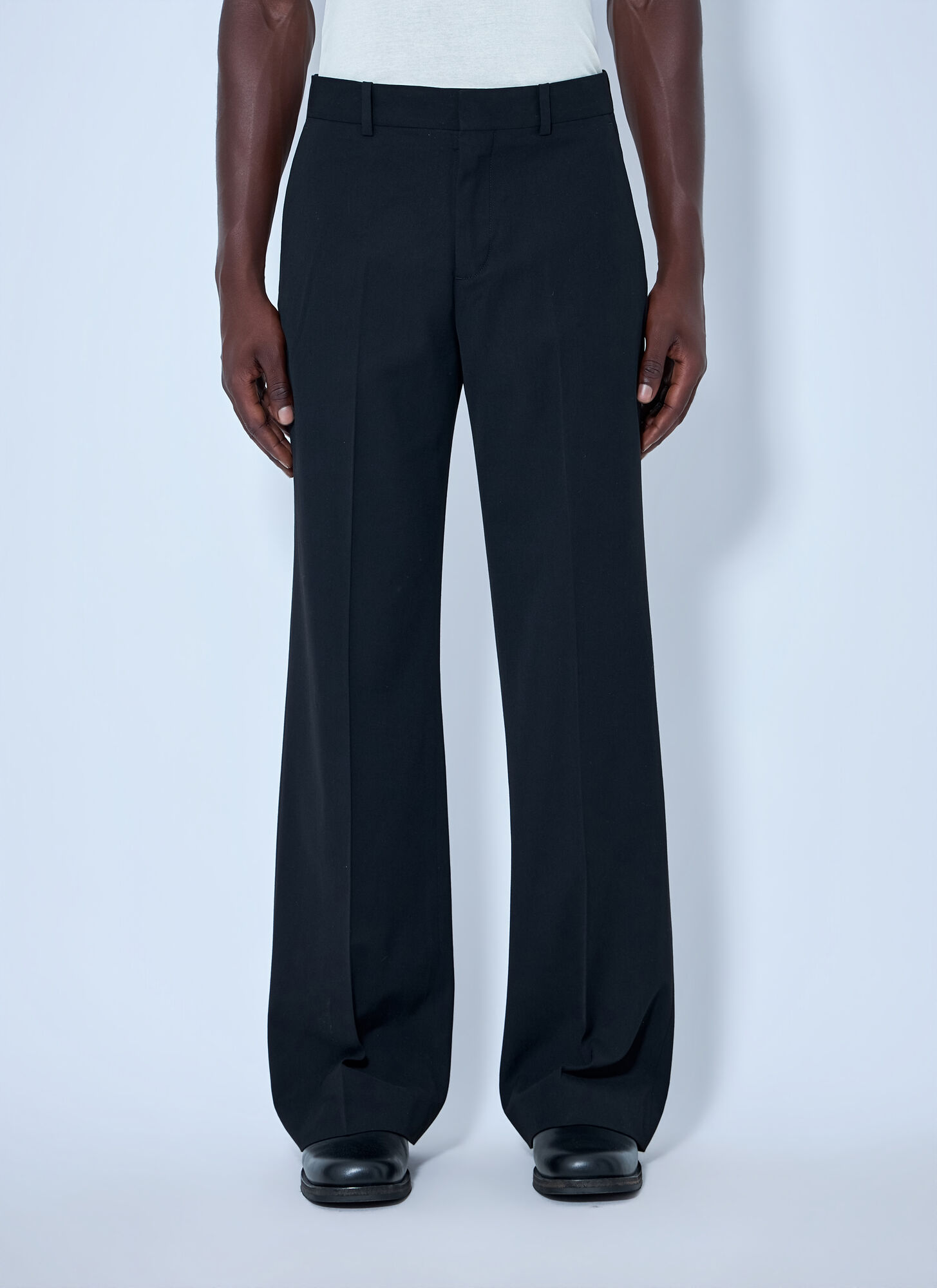 Acne Studios Uomo Nero Tailored Trousers - Man Pants Eu - 48