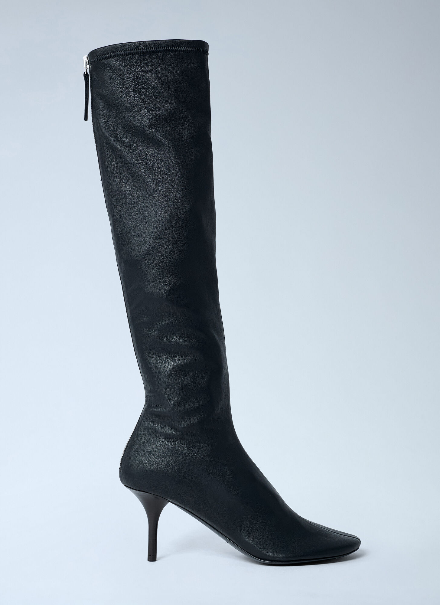 Acne Studios Acne Studios Knee-high Leather Boots - Woman Boots Black Eu - 41　Acne Studios ニーハイ レザー ブーツ - 女性ブーツ ブラック Eu - 41