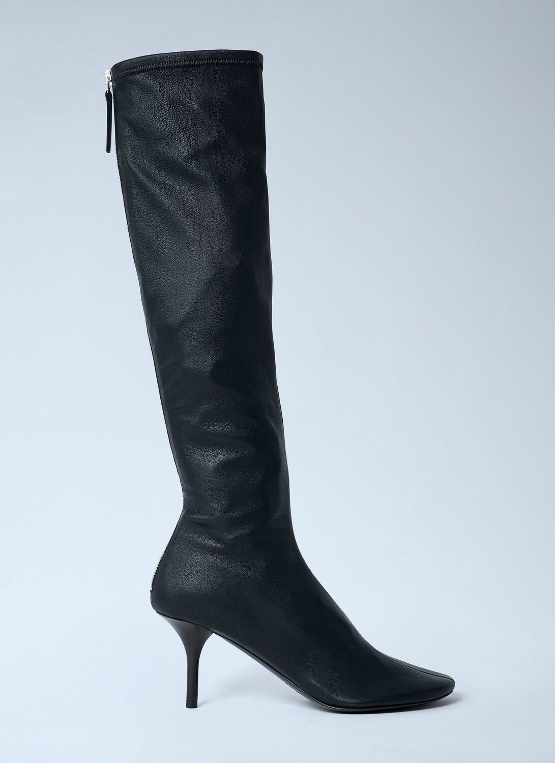 Acne Studios Women Knee-high Leather Boots In Black