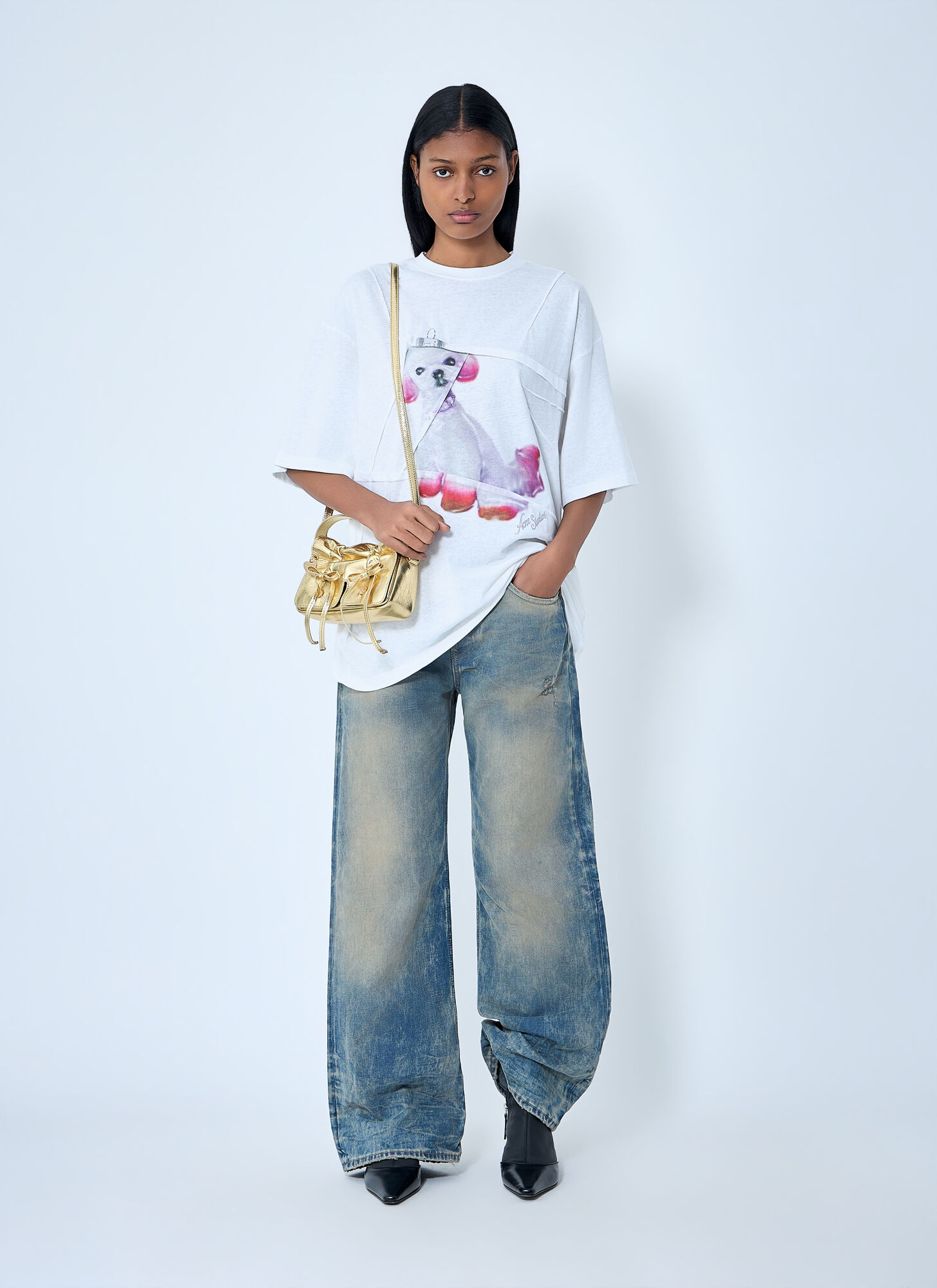  Acne Studios Acne Studios 2021f Five-pocket Jeans - Frau Jeans Blue 30 