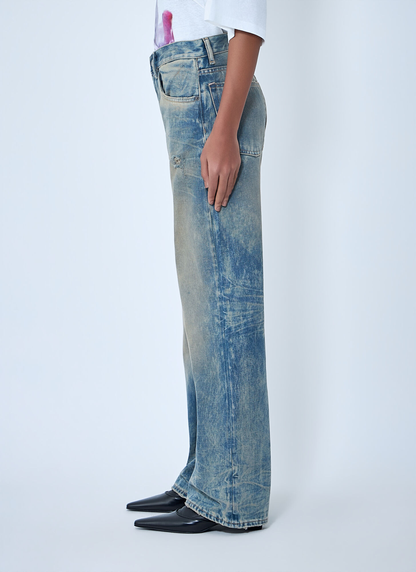  Acne Studios Acne Studios 2021f Five-pocket Jeans - Frau Jeans Blue 30 