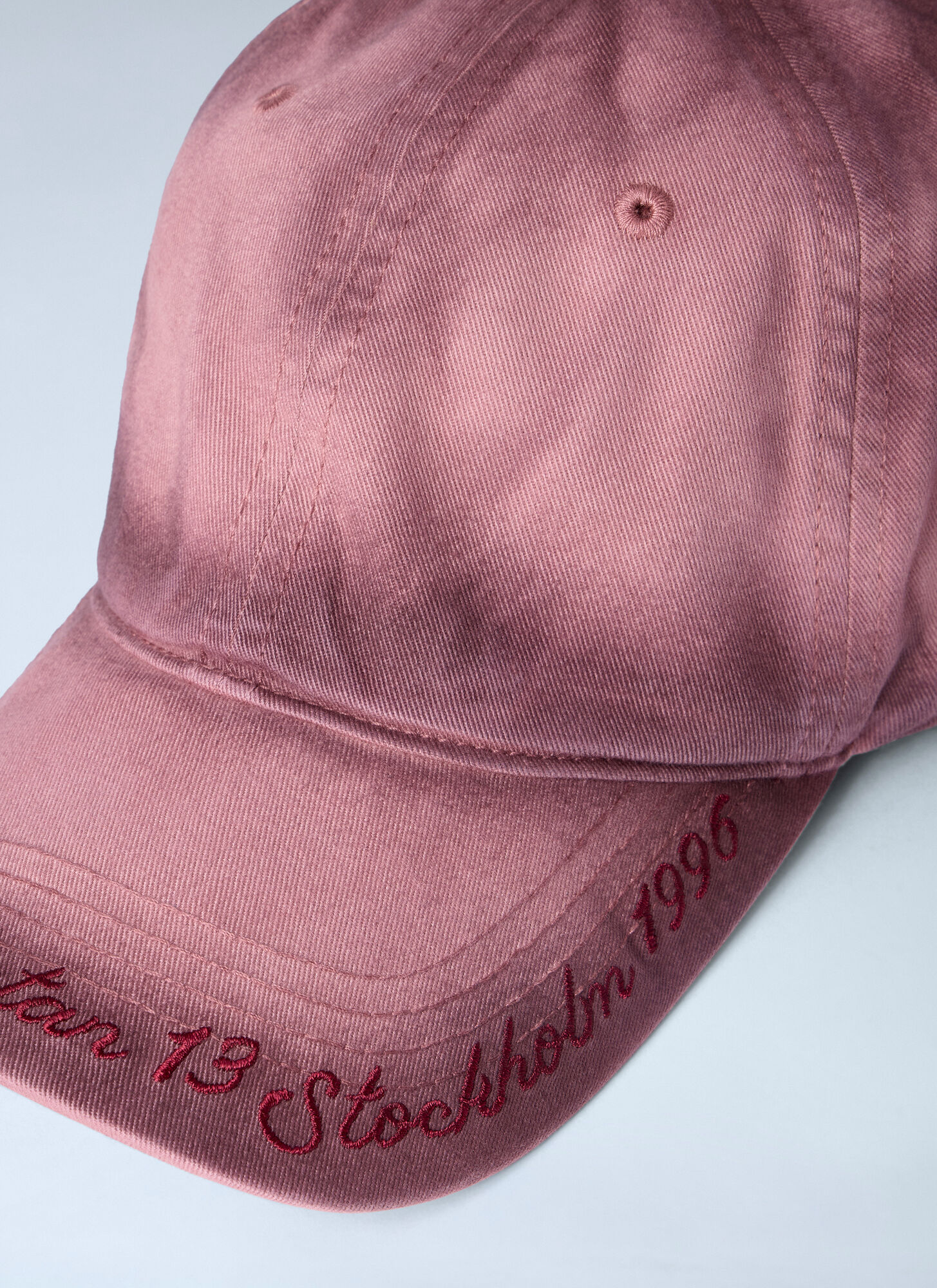  Acne Studios Acne Studios Washed Baseball Cap - Frau Hats Pink One Size 