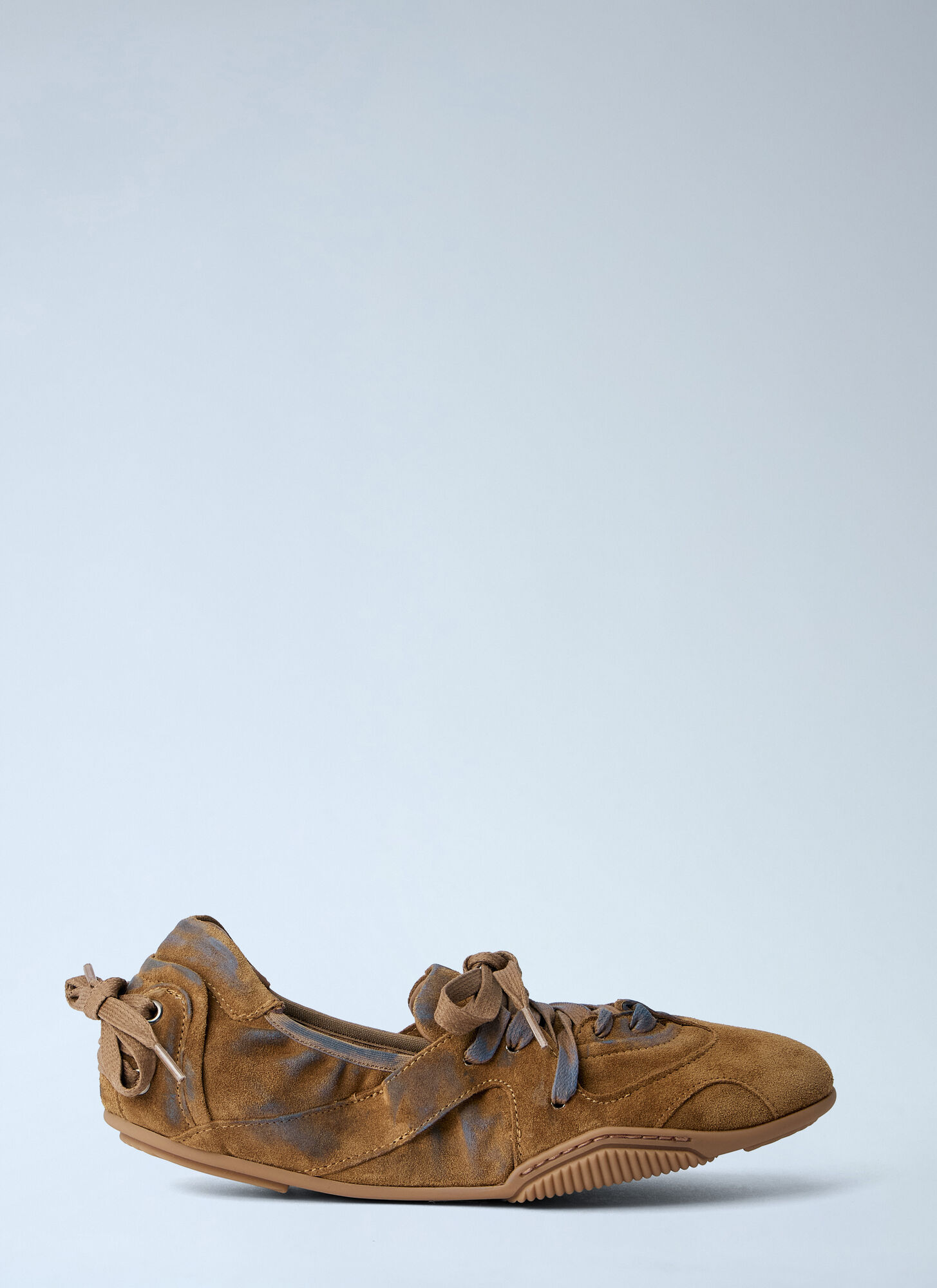 Acne Studios Acne Studios Lace-up Suede Flats - Woman Sneakers Brown Eu - 38　Acne Studios レースアップ スエード フラット - 女性スニーカー ブラウン EU - 38