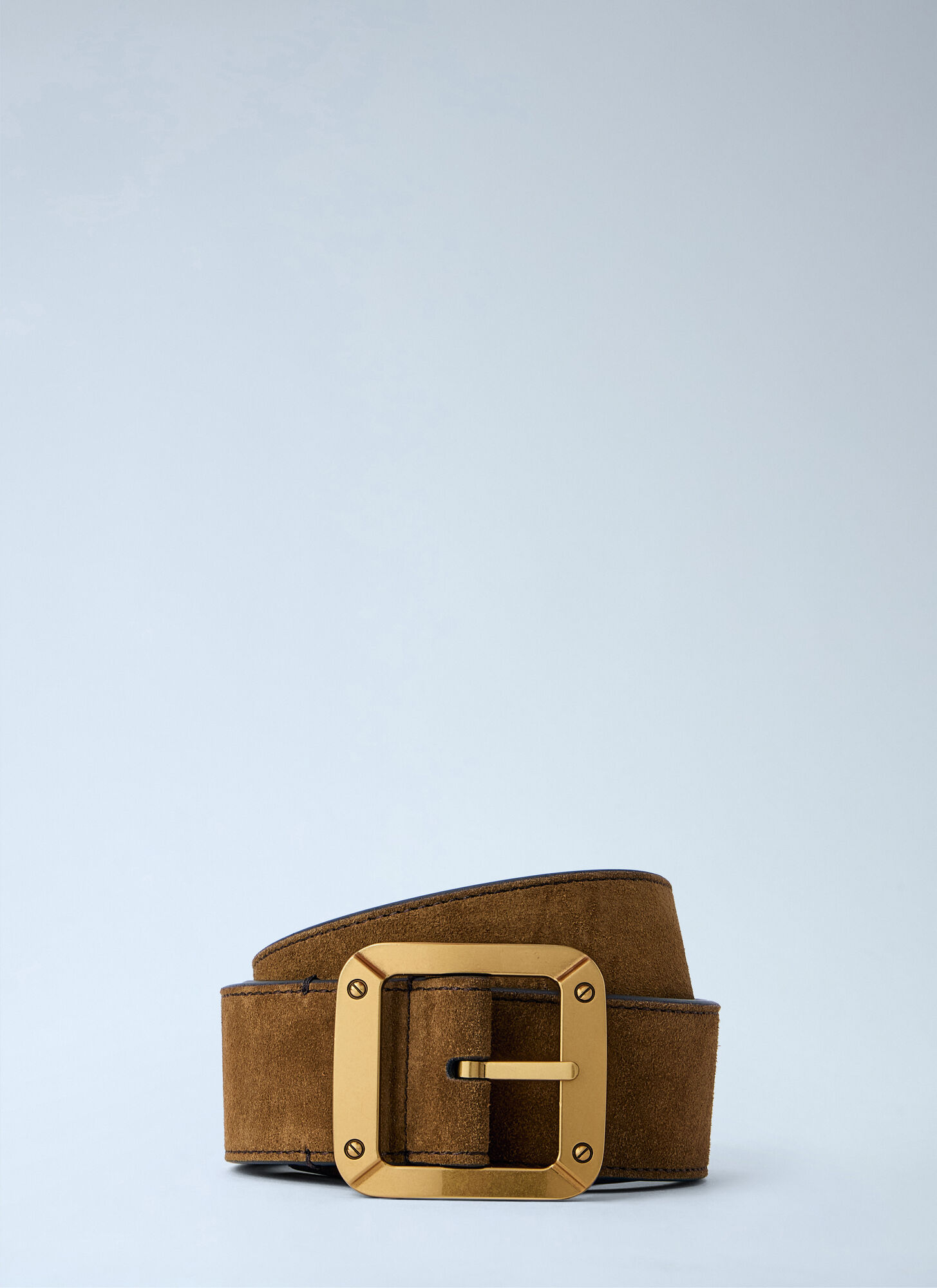Acne Studios Square Buckle Reversible Belt - Woman Belts Brown S　Acne Studios スクエア バックル リバーシブル ベルト - 女性ベルト ブラウン S Acne