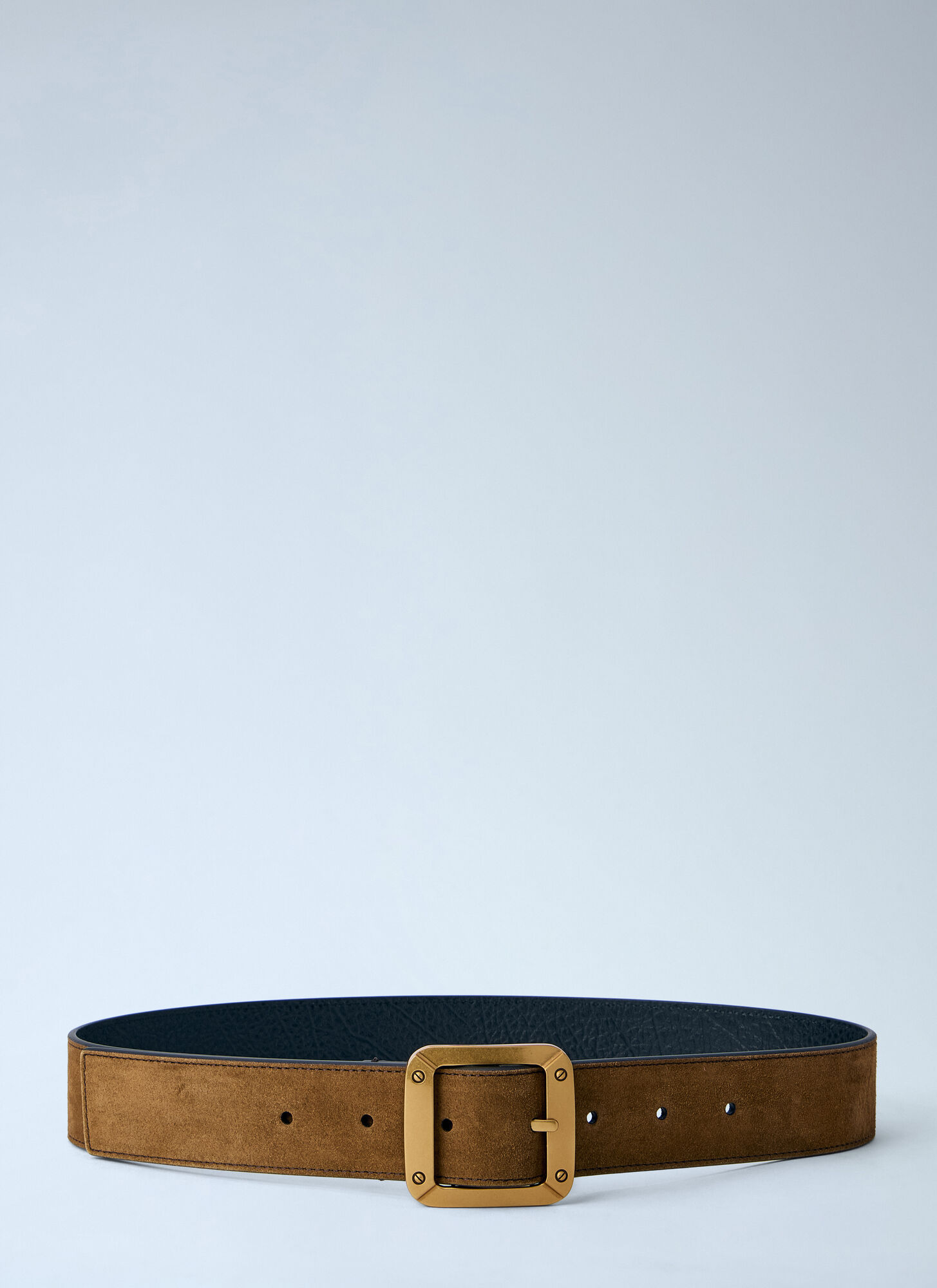  Acne Studios Acne Studios Square Buckle Reversible Belt - Frau Gürtel Brown S 