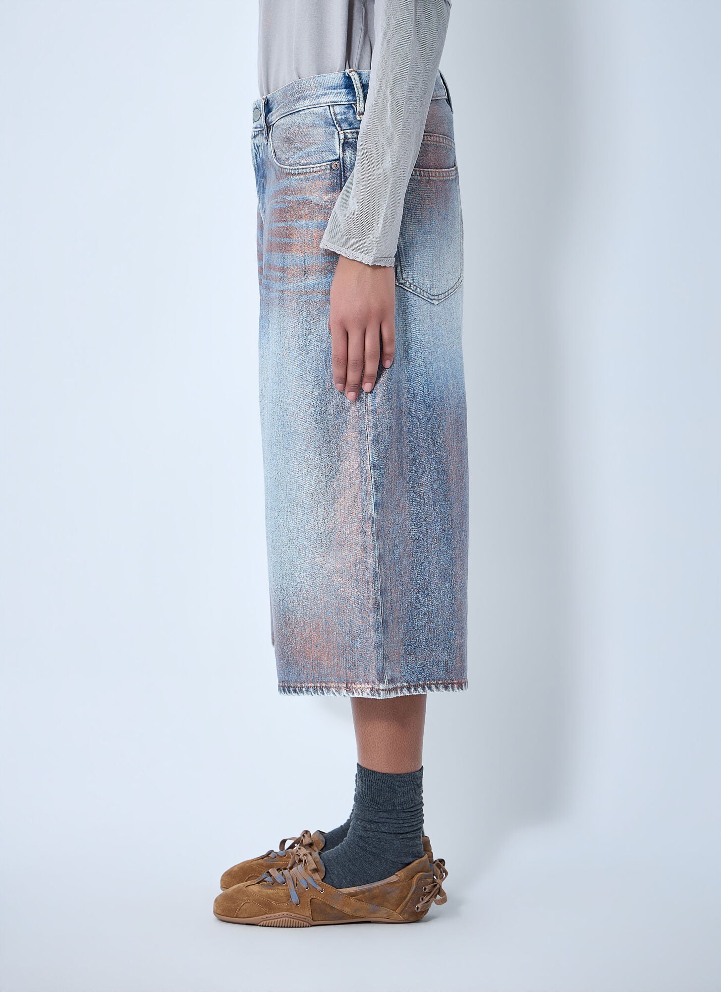  Acne Studios Acne Studios Denim Shorts - Frau Jeans Blue S 