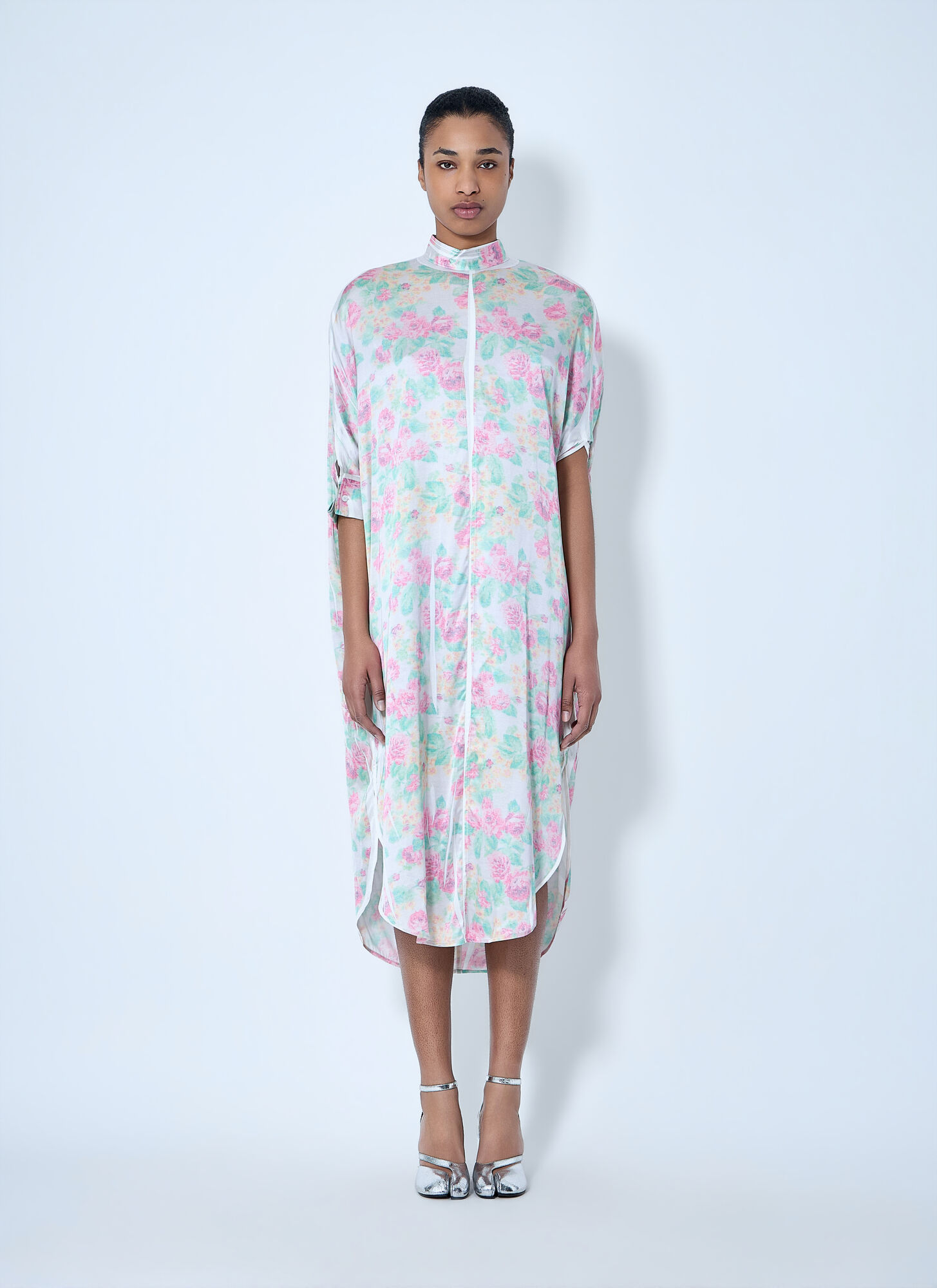 Acne Studios Acne Studios Asymmetric Hem Midi Dress - Woman Dresses White Fr - 34　Acne Studios 非対称ヘム ミディ ドレス - 女性ドレス ホワイト Fr - 34