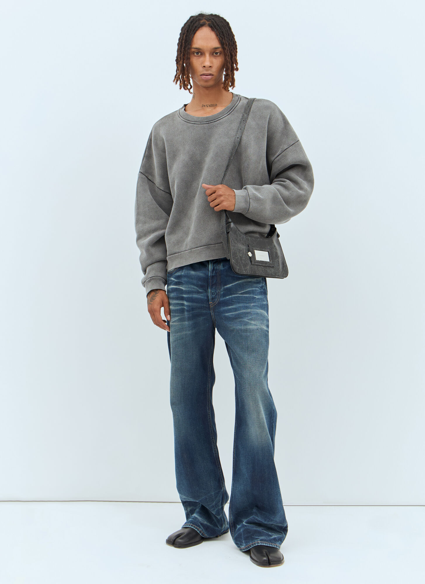  Acne Studios Acne Studios Logo Patch Sweatshirt -  Sweatshirts Grey Xxl - Xxxl 
