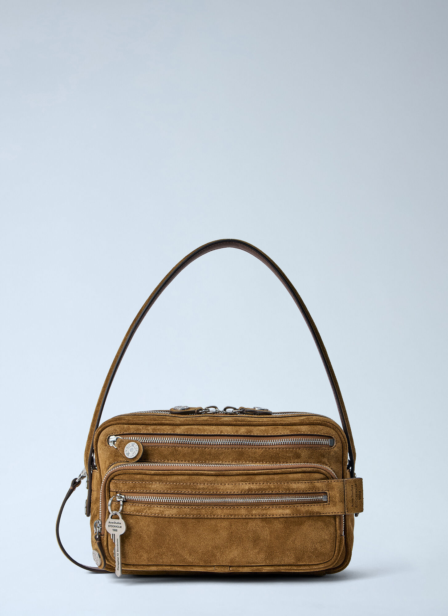 Acne Studios Unisex Marrone - Camero Party Leather Shoulder Bag, Size: One Size