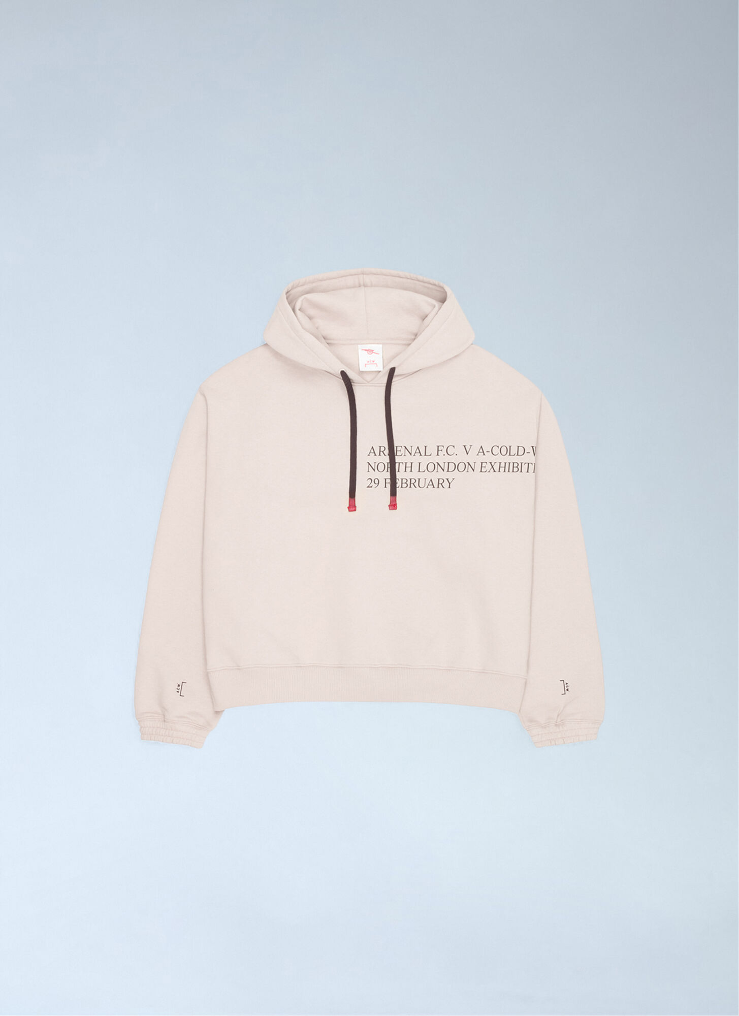 A-COLD-WALL* Logo Motif Hooded Sweatshirt - Man Sweatshirts Beige S