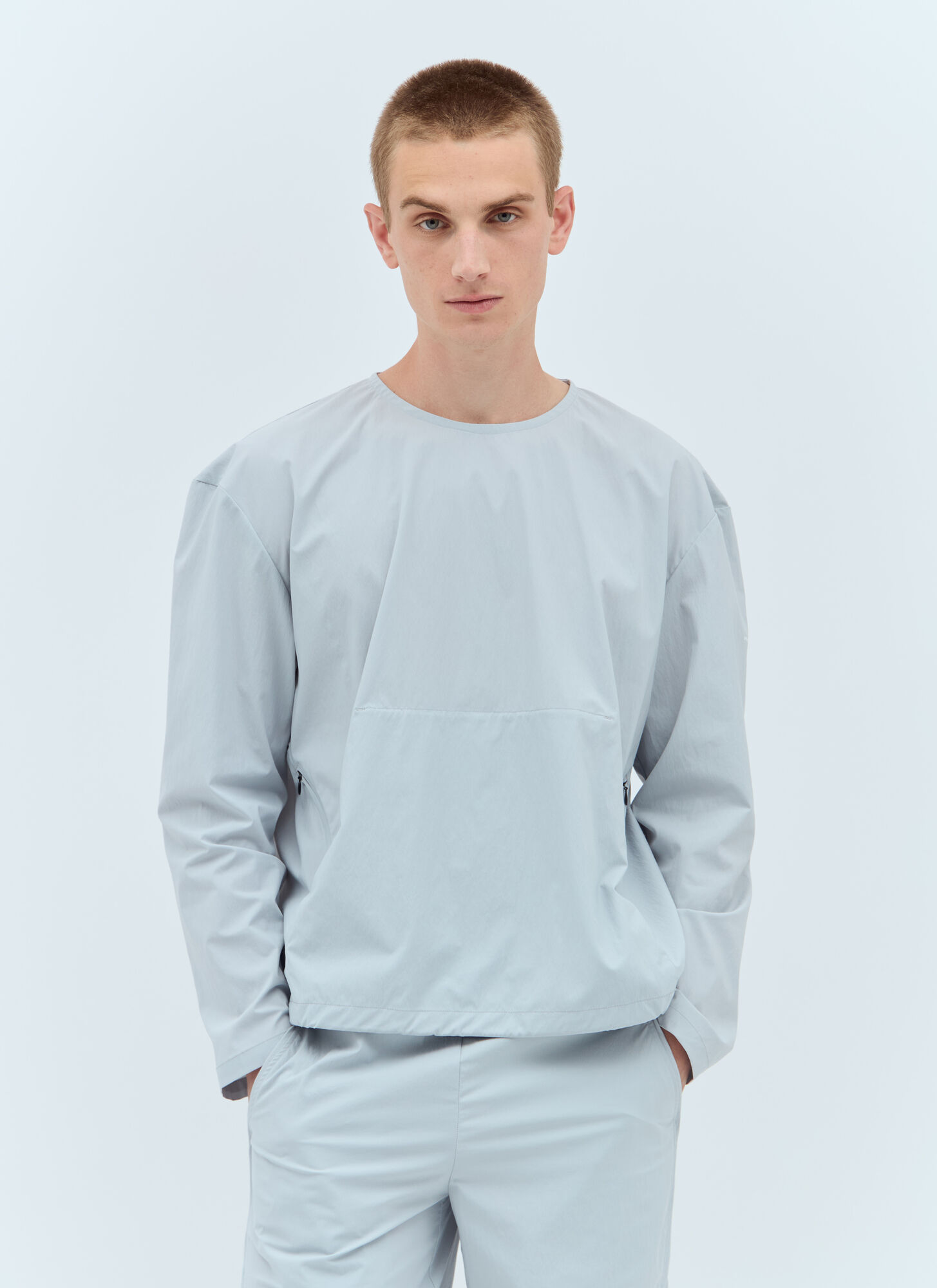 Shop Affxwrks Lightweight Shell Top In Grey