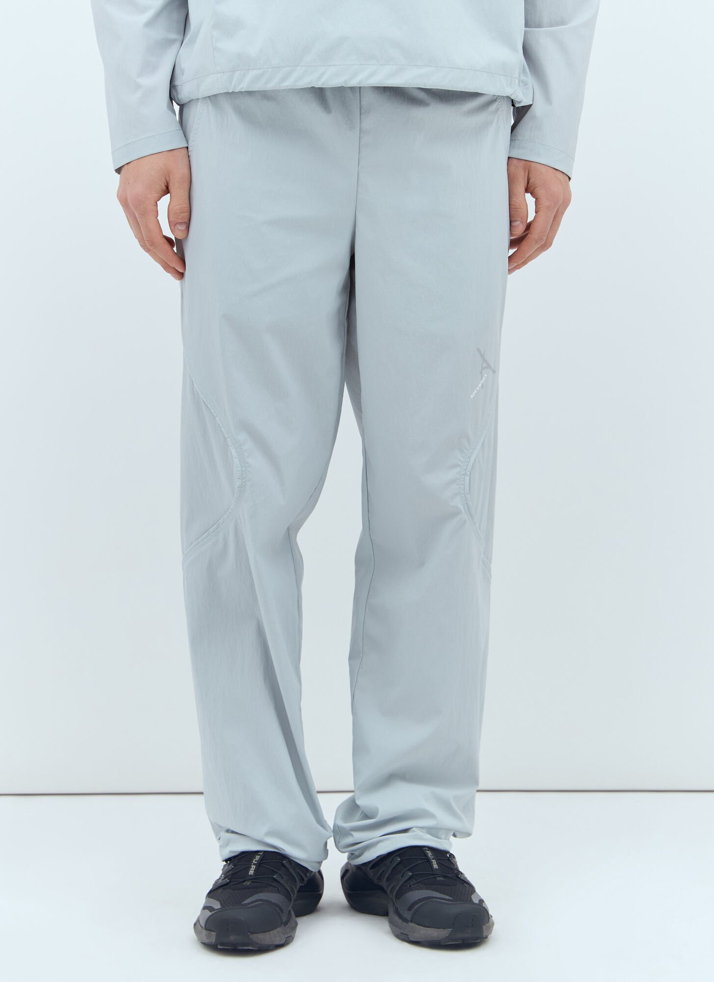 Affxwrks Drawstring-ankle Pants In Grey
