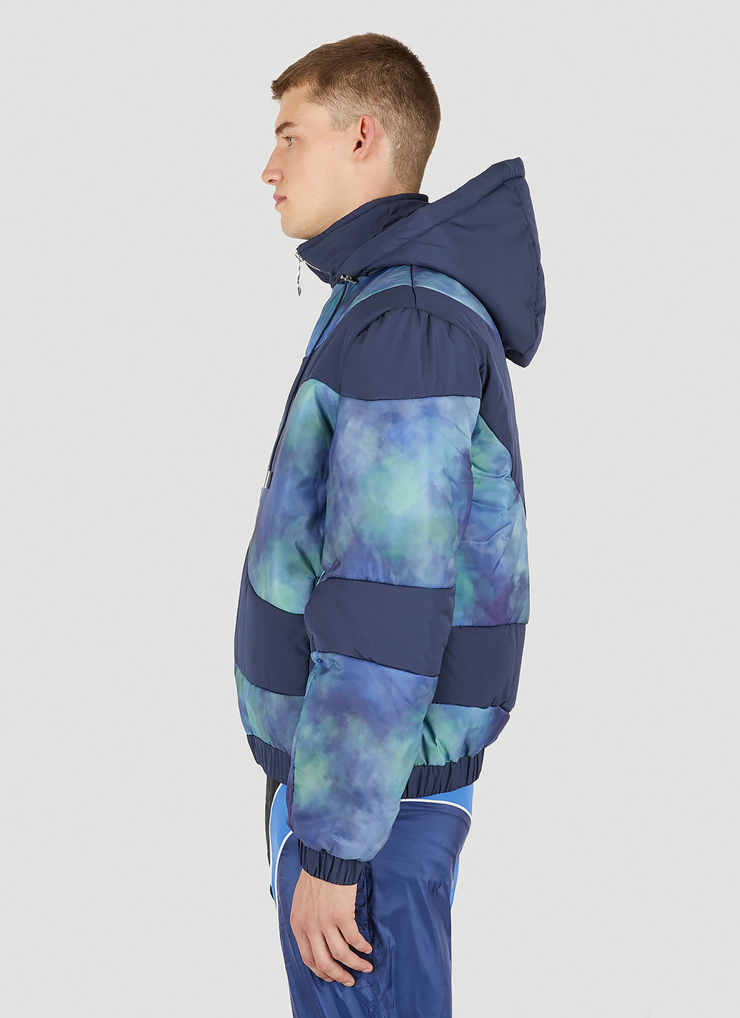  Ahluwalia Studio Ahluwalia Studio Shakti Puffer Jacket - Mann Jacken Blue M 